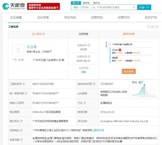 萬盛資質(zhì)信息